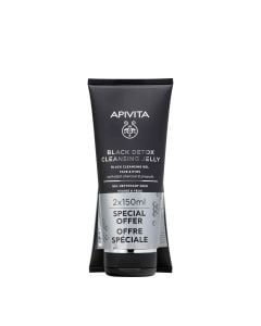 Apivita Promo Ζελ Καθαρισμού με Ενεργό Άνθρακα & Προπόλη 2x150ml