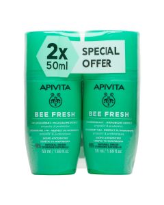 Apivita Promo Bee Fresh 24H Deodorant 2x50ml
