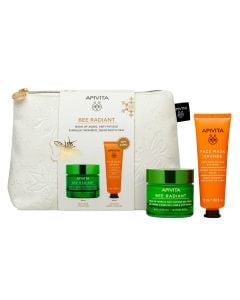 Apivita Promo Bee Radiant Rich Texture Face Cream for Signs of Aging & Fatigue 50ml & Radiance Face Mask 50ml