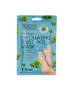 Formula Peppermint Exfoliating Foot Peel Mask Απολεπιστική Μάσκα Ποδιών 1 Ζευγάρι