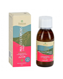 Kaiser Junior Multivitamins Syrup Strawberry Flavor 150ml Πολυβιταμινούχο σιρόπι για παιδιά με γεύση φράουλα