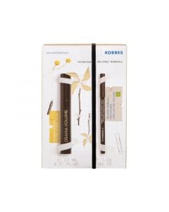 Korres Promo Herbarium Volcanic Minerals Μάσκαρα για Όγκο 01 Μαύρο 11ml & Μολύβι Ματιών 01 Μαύρο 1.2gr