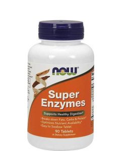 Now Foods Super Enzymes 90ταμπλέτες Πεπτικά Ένζυμα
