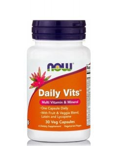 Now Foods Daily Vits Multi Πολυβιταμίνη 30ταμπλέτες