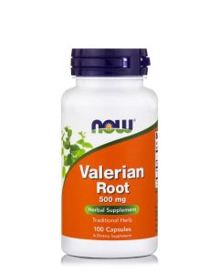 Now Foods Valerian Root 500mg Συμπλήρωμα Διατροφής με Ηρεμιστικές & Χαλαρωτικές Ιδιότητες 100κάψουλες