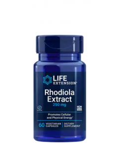 Life Extension Rhodiola Extract 3% Rosavins 250mg 60 Φυτικές Κάψουλες