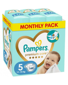 Pampers Premium Care Maxi No5 (11-16kg) 148 Πάνες