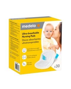 Medela Ultra-Βreathable Nursing Pads 30 Items