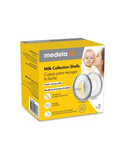 Medela Milk Collection Shells 2 items Κελύφη Συλλογής Μητρικού Γάλακτος