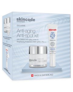 Skincode Promo Anti-Aging & Anti-Spot 24h Cellular Anti-Aging Cream 50ml & Brightening Protective Spf50 Face Shield 30ml