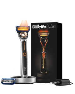 Gillette Labs Heated Razor 1τεμ Επαναφορτιζόμενη Θερμαινόμενη Ξυριστική Μηχανή 5 Λεπίδων