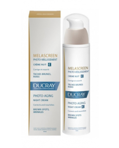 Ducray Melascreen Creme Nuit 50ml Κρέμα Νυχτός Κατά των Καφέ Κηλίδων