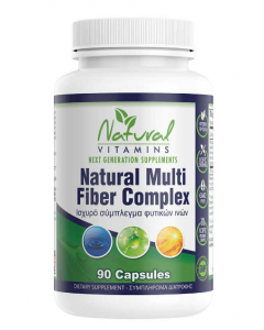 Natural Vitamins Multi Fiber Complex 90 Caps Σύμπλεγμα Φυτικών Ινών