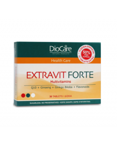 DioCare Extravit Forte Πολυβιταμινούχο Συμπλήρωμα Διατροφής 45 ταμπλέτες