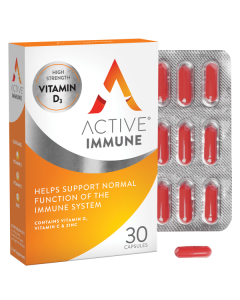 Active Immune Vitamin D, C & Zinc Immunity Boost 30κάψουλες για το Ανοσοποιητικό