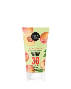 Natura Siberica Organic Shop Sunscreen Day Face Cream SPF30 Peach 50ml Αντηλιακή Κρέμα Προσώπου με SPF30 για Λιπαρή-Μικτή Επιδερμίδα