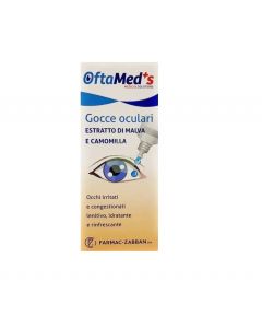 OftaMed's Eye Drops for Irritated Eyes with Mallow & Chamomile Extract 10ml