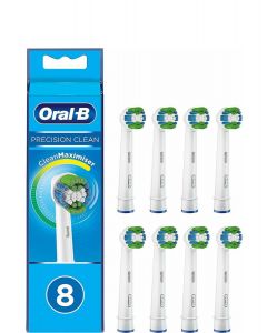 Oral-B Precision Clean CleanMaximiser Ανταλλακτικές Κεφαλές για Ηλεκτρική Οδοντόβουρτσα EB20RB 8τμχ
