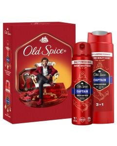 Old Spice Promo Captain Αποσμητικό 150ml & Αφρόλουτρο & Σαμπουάν 250ml