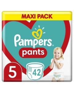 Pampers Pants Maxi Pack No 5 (12-17kg) Βρεφικές Πάνες Βρακάκι 42τμχ