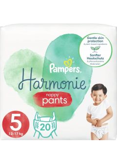 Pampers Harmonie Nappy Pants Πάνες-Βρακάκι No5 12-17kg 20τεμάχια