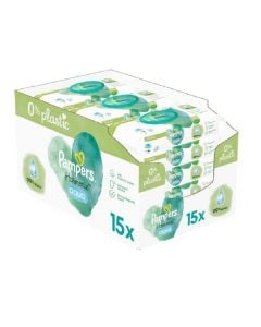 Pampers Baby Wipes Harmonie Aqua Μωρομάντηλα 15 x 48 Τεμάχια (720 τεμάχια)