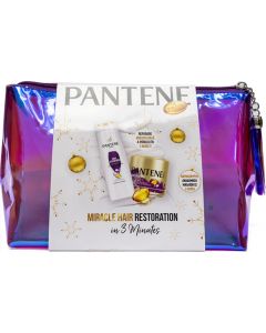 Pantene Pro-V Superfood Promo Σαμπουάν 360ml & Μάσκα Προστασίας Κερατίνης 300ml & Δώρο Νεσεσέρ