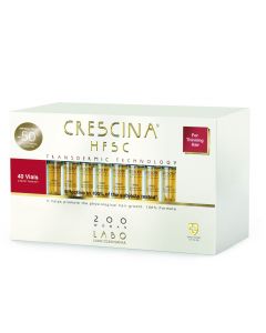 Crescina Transdermic HFSC Woman 200 Thining Hair Αμπούλες Μαλλιών κατά της Τριχόπτωσης για Γυναίκες 40x3.5ml