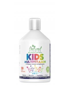 Natural Vitamins Kids 3+ Πολυβιταμίνη για Παιδιά Γεύση Πορτοκάλι 500ml