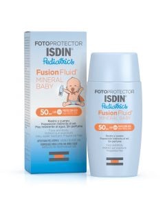 Isdin Pediatrics Fusion Fluid Mineral Baby SPF50 - Αντηλιακό για το ευαίσθητο παιδικό και βρεφικό δέρμα
