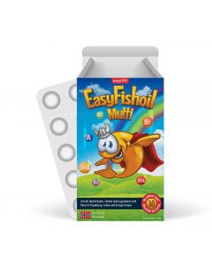 Power Health EasyFishoil Multi Kids Παιδικό Συμπλήρωμα Διατροφής με Ωμέγα 3, Βιταμίνες, Χολίνη Γεύση Φρούτων 30 Μασώμενα Ζελεδάκια