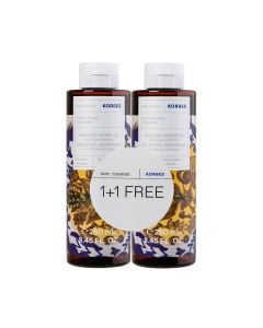 Korres Renewing Body Cleanser Thyme Honey 2x250ml Αφρόλουτρο