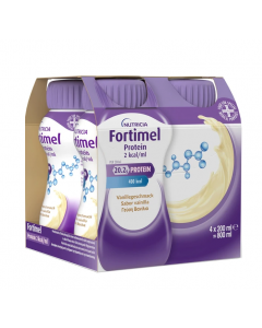 Nutricia Fortimel Extra 2 Kcal Vanilla Υπερπρωτεϊνικό Ρόφημα Mε Γεύση Βανίλια 4x200ml