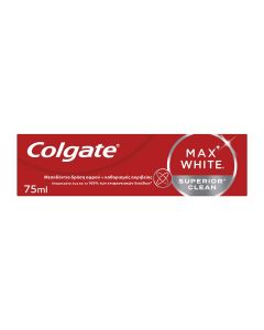 Colgate Max White Superior Clean Toothpaste 75ml Οδοντόκρεμα για Λεύκανση