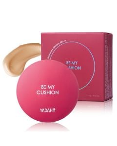 Yadah Be My Cushion N.23 Natural Beige 15g – Lightweight Cushion Foundation Spf50+ & PA+++ for Hydration & Long-Lasting Glow