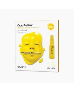 Dr. Jart+ Cryo Rubber Brightening Mask with Vitamin C 1 Ampoule & 1 Mask Cooling Rubber Mask for Glow & Revitalization