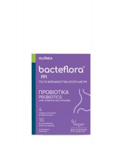 Olonea BacteFlora PPI Προβιοτικό για Συμπλήρωση & Εξισορρόπηση Μικροβιακής Χλωρίδας Εντέρου 30κάψουλες