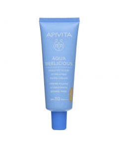 Apivita Aqua Beelicious SPF30 Tinted Λεπτόρρευστη Ενυδατική Κρέμα Με Χρώμα 40ml