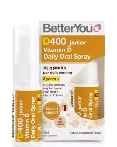 BetterYou Vitamin D400 Junior Daily Oral Spray 15ml Παιδικό Συμπλήρωμα Διατροφής Βιταμίνης D Στοματικο Σπρέι