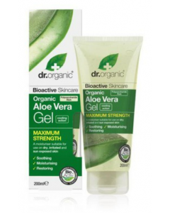 Dr. Organic Aloe Vera Gel Maximum Strength 200ml Ενυδατικό Ζελ Σώματος με Αλόη Βέρα