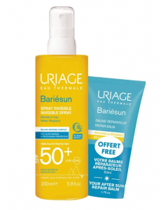 Uriage Bariesun Spray SPF50+ 200ml Αντιηλιακό Σπρέι + ΔΩΡΟ After Sun Repair Balm 50ml Μετά τον Ήλιο