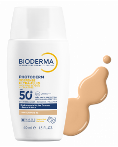Bioderma Photoderm XDefence Ultra-Fluid Tinted Shade 02 Spf50 40ml Λεπτόρρευστο Αντηλιακό Προσώπου με Χρώμα