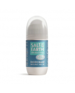 Salt of the Earth Vegan Refillable Roll-On Deodorant Ocean & Coconut 75ml Αποσμητικό Επαναγεμιζόμενο Roll-On με Άρωμα Ωκεανός & Καρύδα