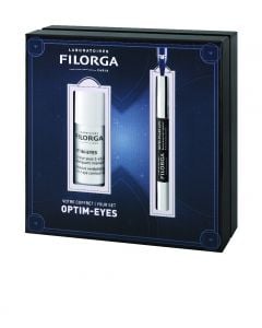 Filorga XMAS Promo Pack Optim-Eyes Κρέμα Ματιών Ενάντια Στις Ρυτίδες Το Πρήξιμο & Τους Μαύρους Κύκλους 15ml & Δώρο Nutri-Filler Lips Eνυδατικό Βάλσαμο Χειλιών 4g
