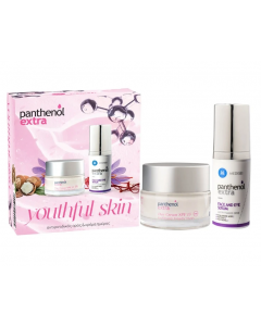 Panthenol Extra Promo Youthful Skin Αντιγηραντικός Ορός για Πρόσωπο και Μάτια 30ml & Ενυδατική Κρέμα Προσώπου Spf15 50ml