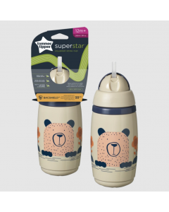 Tommee Tippee SuperStar 12m+ Ισοθερμικό Κύπελλο με Καλαμάκι 266ml 1τμχ