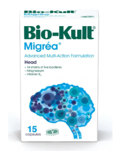Bio-Kult Migrea Προβιοτική Φόρμουλα για Ομαλή Λειτουργία του Εγκεφάλου 15κάψουλες