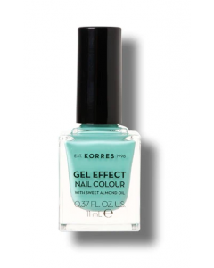 Korres Gel Effect Nail Colour, 98 Aquatic Turquoise 11ml  Βερνίκι Νυχιών