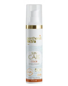 Panthenol Extra Sun Care Color SPF50 50ml Αντιηλιακή Προσώπου με Χρώμα