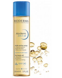 Bioderma Atoderm 2in1 Dry Body Oil 150ml Ξηρό Λάδι Σώματος για Κανονικές προς Ξηρές Επιδερμίδες 